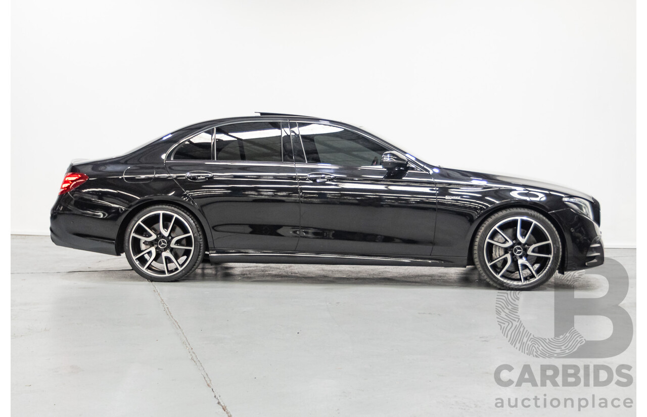 6/2017 Mercedes-Benz E43 AMG (AWD) 213 4d Sedan Obsidian Black Metallic Twin Turbo V6 3.0L