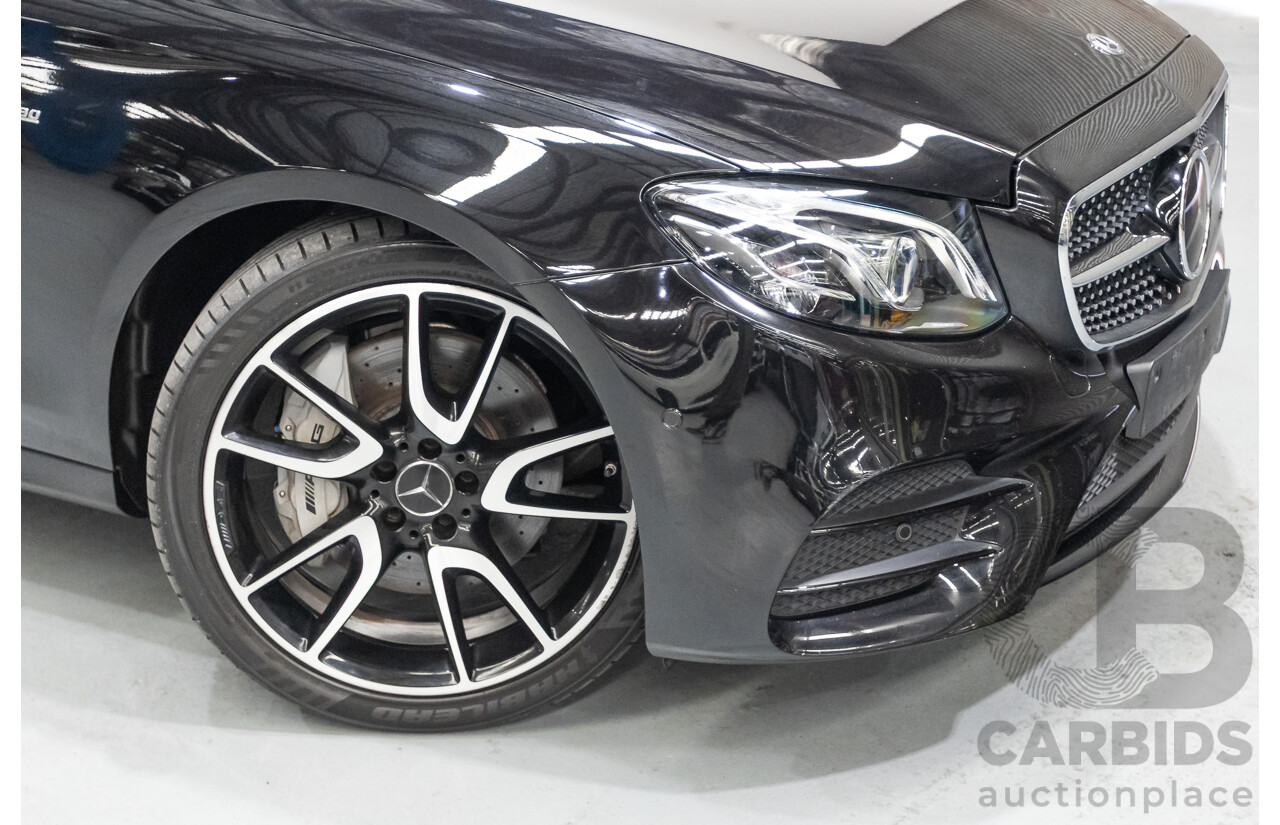 6/2017 Mercedes-Benz E43 AMG (AWD) 213 4d Sedan Obsidian Black Metallic Twin Turbo V6 3.0L