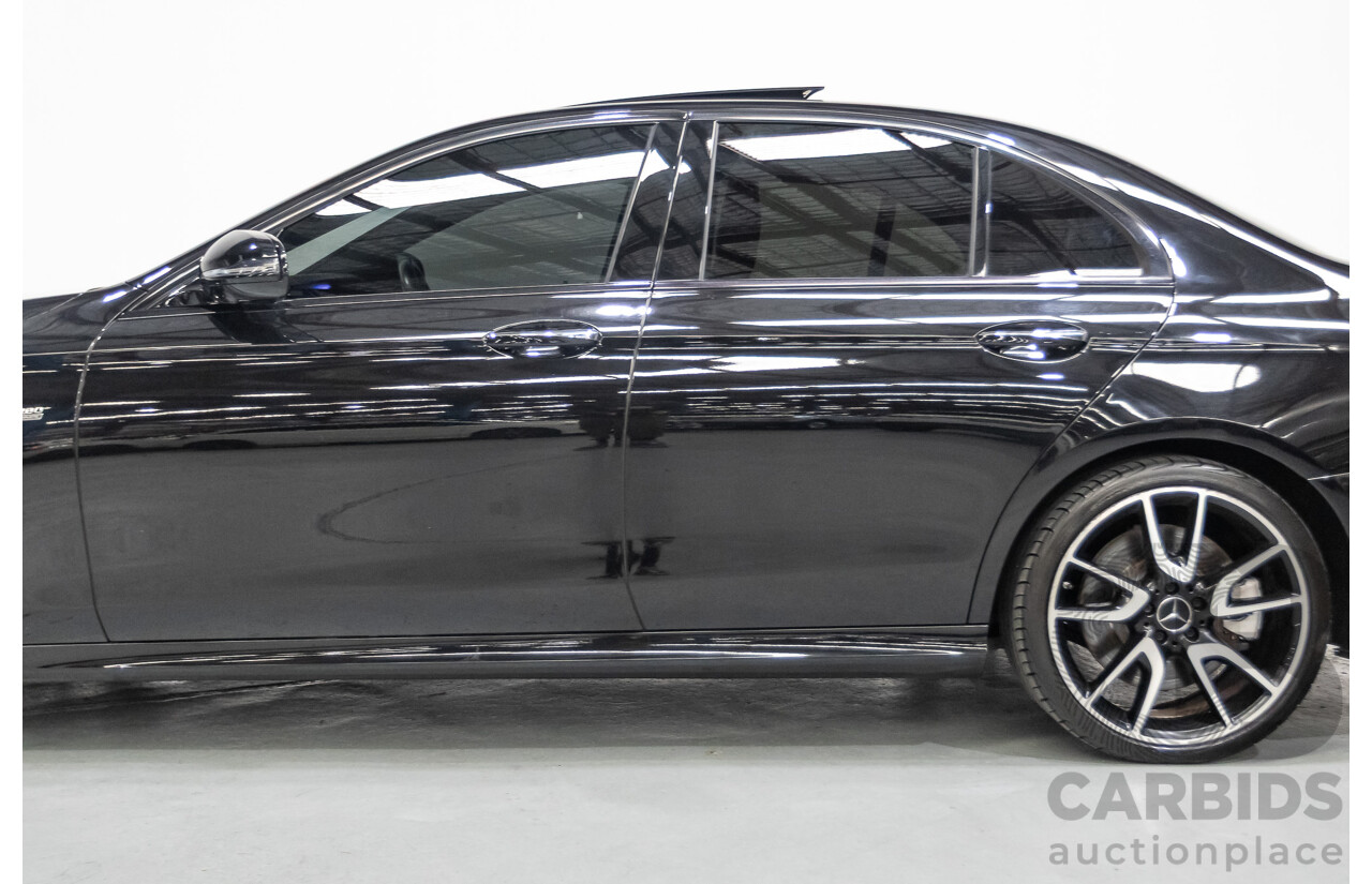 6/2017 Mercedes-Benz E43 AMG (AWD) 213 4d Sedan Obsidian Black Metallic Twin Turbo V6 3.0L