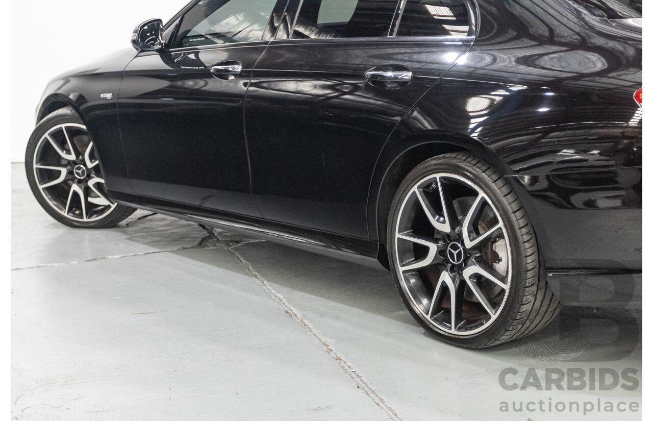 6/2017 Mercedes-Benz E43 AMG (AWD) 213 4d Sedan Obsidian Black Metallic Twin Turbo V6 3.0L