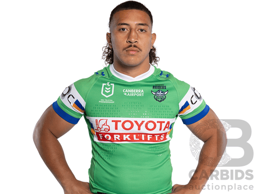 12. Ata Mariota - Match Worn and Signed Canberra Raiders 2026 Indigenous Round Jersey - Round 23 v Knights - Proceeds towards the Raiders Foundation