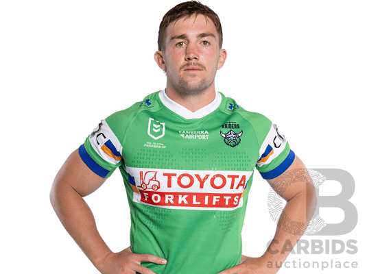 15. Joe Roddy - Match Worn and Signed Canberra Raiders 2026 Indigenous Round Jersey - Round 23 v Knights - Proceeds towards the Raiders Foundation