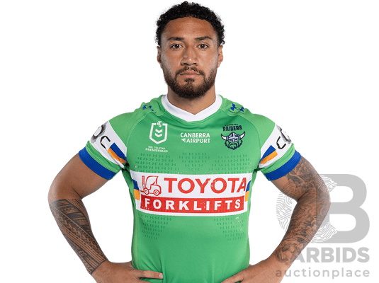 3. Simi Sisagi - Match Worn and Signed Canberra Raiders 2026 Indigenous Round Jersey - Round 23 v Knights - Proceeds towards the Raiders Foundation