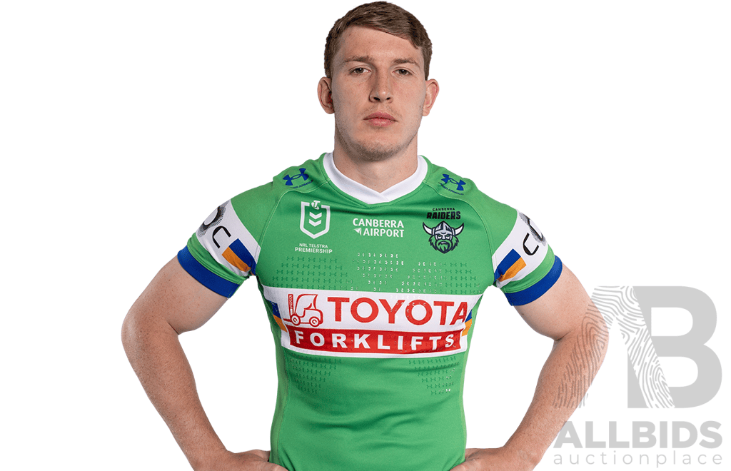 19. Matty Nicholson - Match Worn and Signed Canberra Raiders 2026 Indigenous Round Jersey - Round 23 v Knights - Proceeds towards the Raiders Foundation