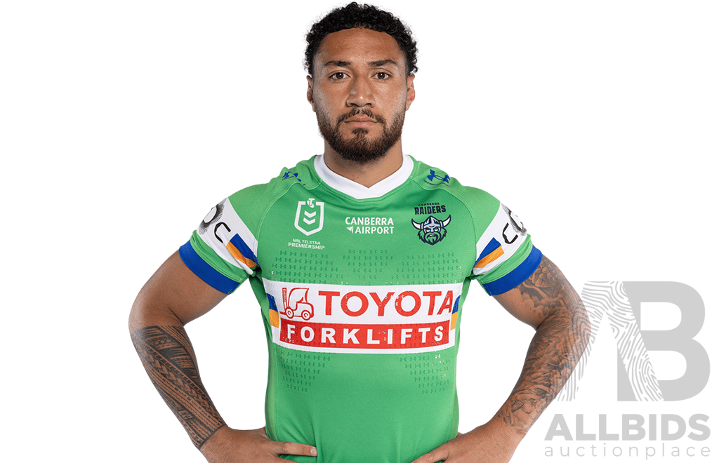 3. Simi Sisagi - Match Worn and Signed Canberra Raiders 2026 Indigenous Round Jersey - Round 23 v Knights - Proceeds towards the Raiders Foundation