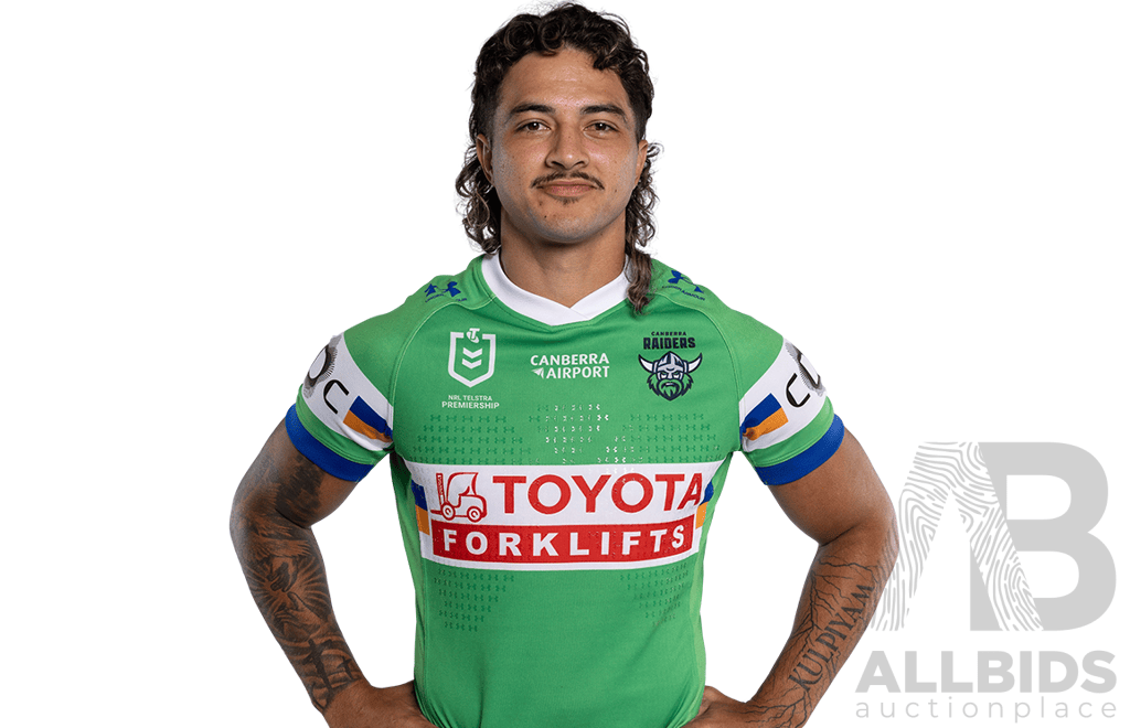5. Xavier Savage - Match Worn and Signed Canberra Raiders 2026 Indigenous Round Jersey - Round 23 v Knights - Proceeds towards the Raiders Foundation