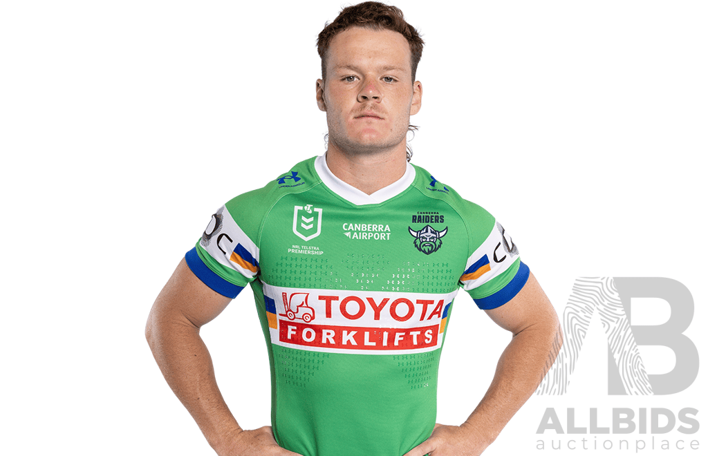 6. Ethan Strange - Match Worn and Signed Canberra Raiders 2026 Indigenous Round Jersey - Round 23 v Knights - Proceeds towards the Raiders Foundation