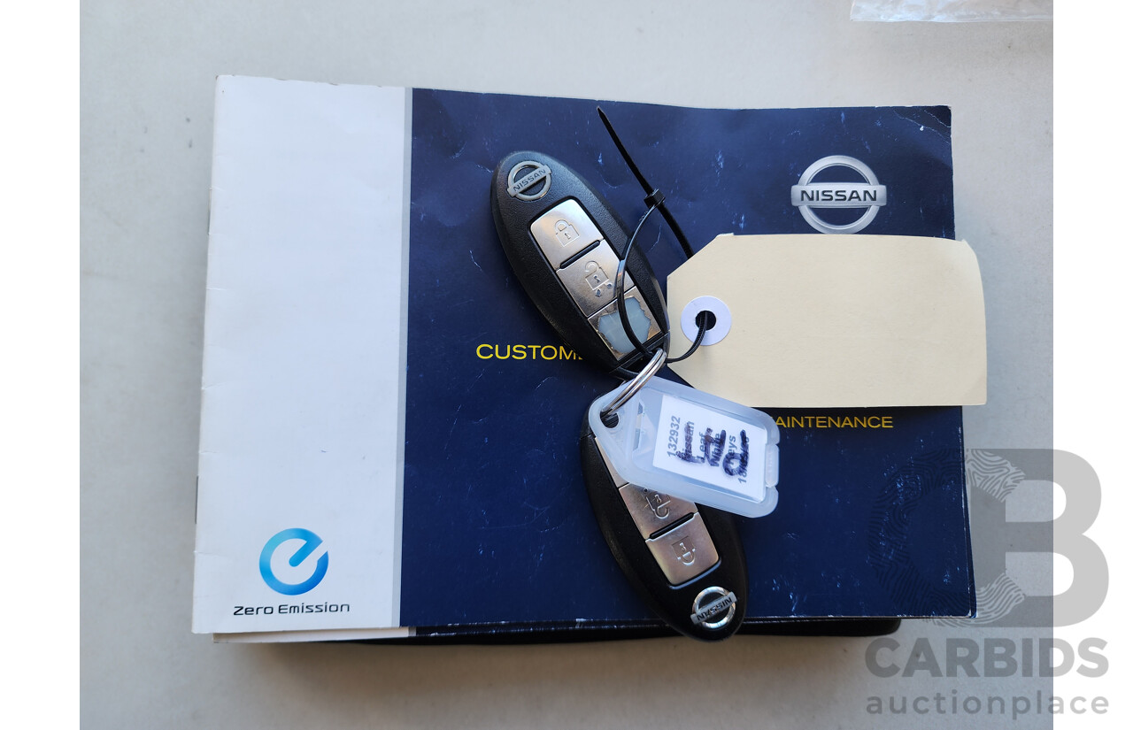 08/2013 Nissan Leaf  ZE0 5d Hatchback White 0.0