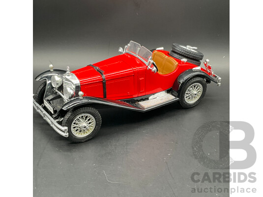 BURAGO Mercedes Benz SSK (1928) 1:18 Scale Model Car 3009
