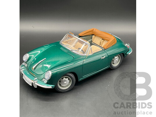 BURAGO Porsche 356B Cabriolet (1961) 1:18 Scale Model Car 3051