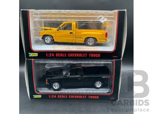 Z WHEELS Pacesetters Specials Chevrolet Truck 1:24 Scale Model Car 28523 - Lot of 2