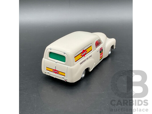 TRAX Holden FJ Panel Van 1953 White Vegemite Livery 1:43 Scale Diecast Model