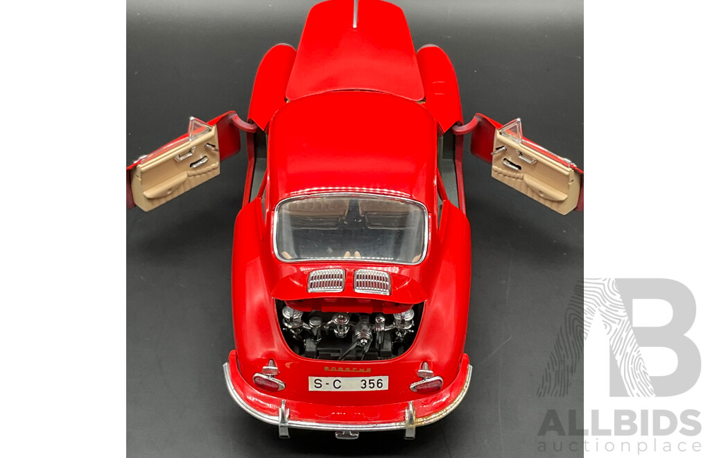 BURAGO Porsche 356B Coupe (1961) 1:18 Scale Model Car 3021