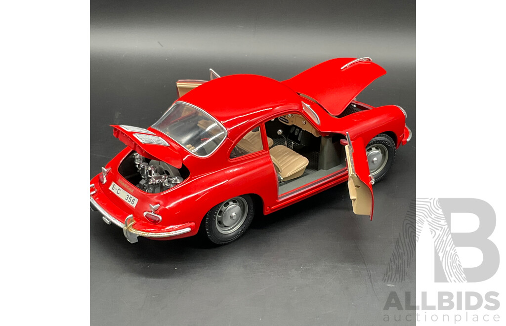 BURAGO Porsche 356B Coupe (1961) 1:18 Scale Model Car 3021