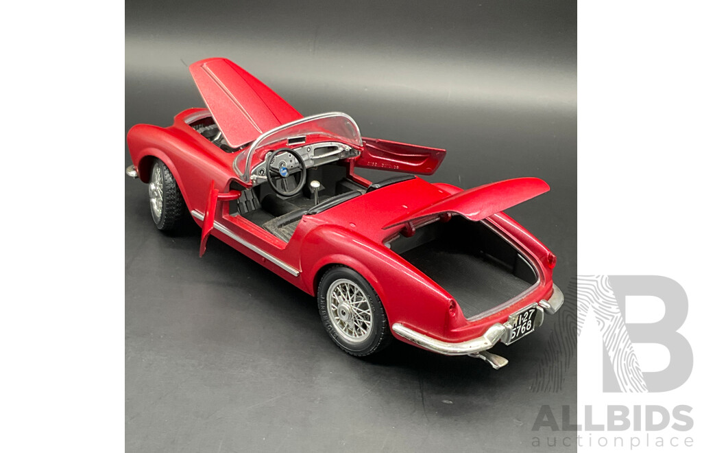 BURAGO Lancia Aurelia B24 Spider (1955) 1:18 Scale Model Car 3010