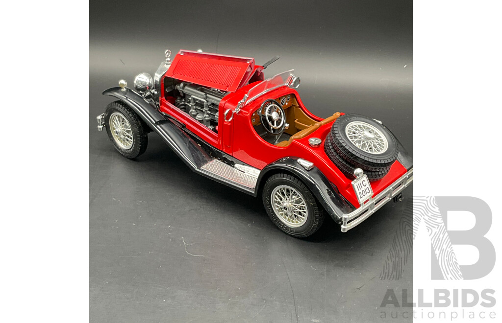 BURAGO Mercedes Benz SSK (1928) 1:18 Scale Model Car 3009