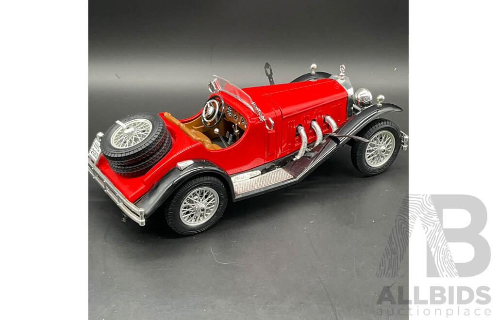 BURAGO Mercedes Benz SSK (1928) 1:18 Scale Model Car 3009