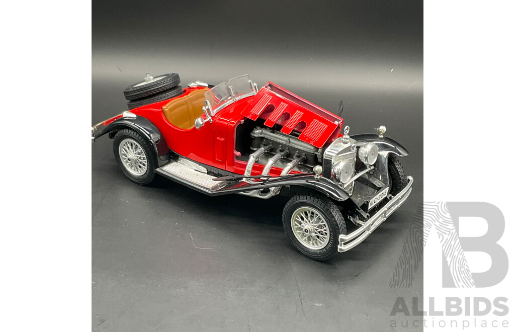 BURAGO Mercedes Benz SSK (1928) 1:18 Scale Model Car 3009
