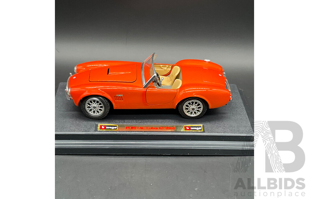BURAGO Ford AC Cobra 427 (1965) 1:24 Scale Model Car 0513