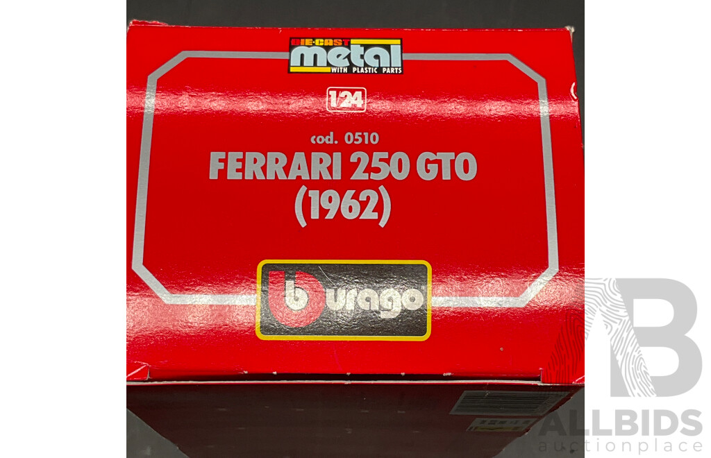 BURAGO Ferrari 250 GTO (1962) 1:24 Scale Model Car 0510