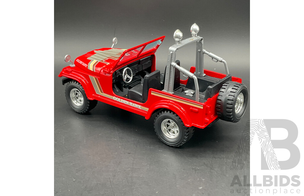 BURAGO Jeep Wrangler 1:24 Scale Model Car 0197