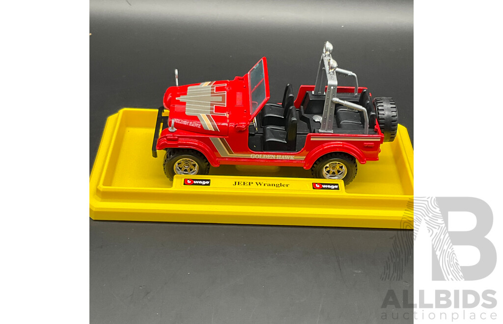 BURAGO Jeep Wrangler 1:24 Scale Model Car 0197