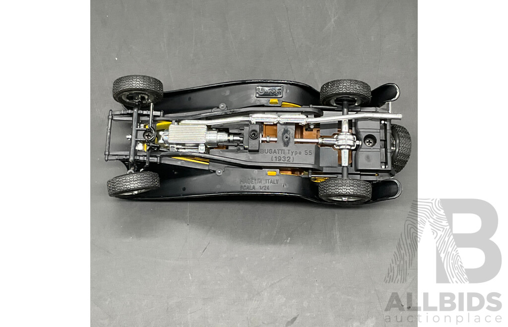 BURAGO Bugatti ''Type 55'' (1932) 1:24 Scale Model Car 0538