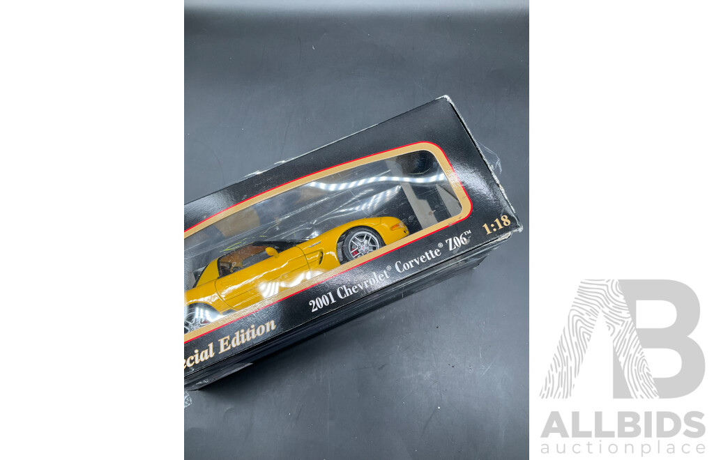MAISTO Special Edition Chevrolet Corvette Z06 (2001) 1:18 Scale Model Car 31889