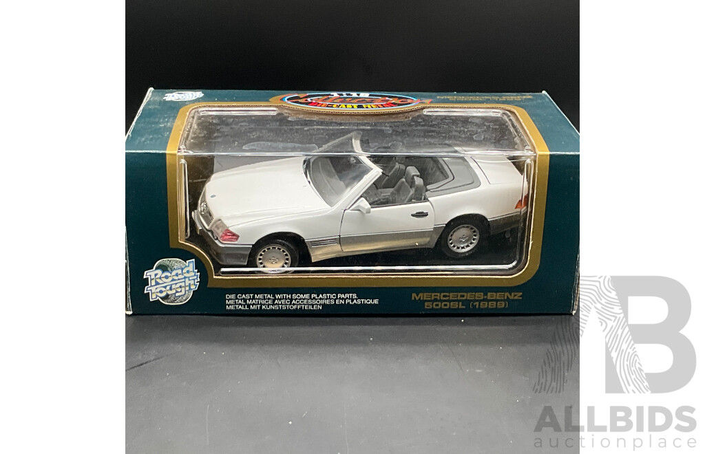 ROAD TOUGH Mercedes-Benz 500SL (1989) 1:18 Scale Model Car 92048