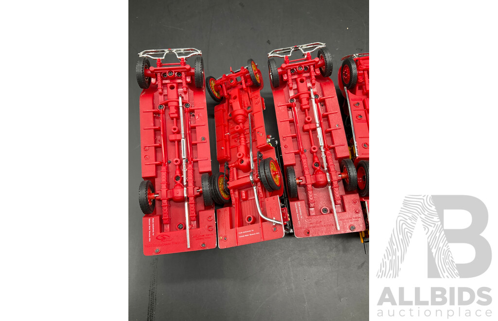 Large Collection of Vintage-Style Fire Engine and Pumper Models, Including SIGNATURE Models 1:32, PRECISION MODELS 1948 MACK and Large Metal Fire Engine Model - Lot of 8