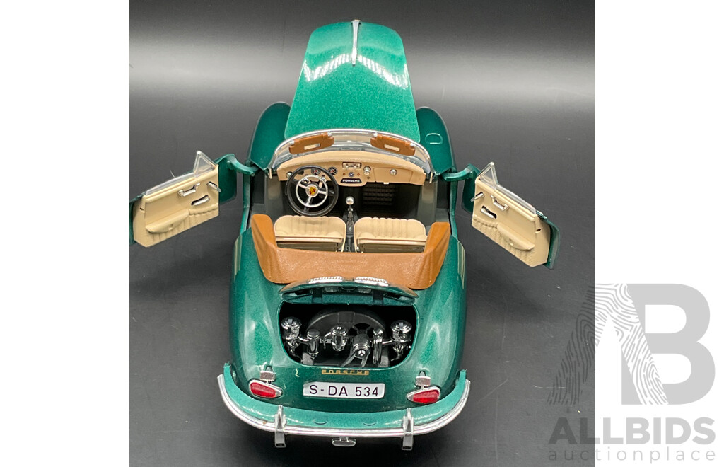 BURAGO Porsche 356B Cabriolet (1961) 1:18 Scale Model Car 3051