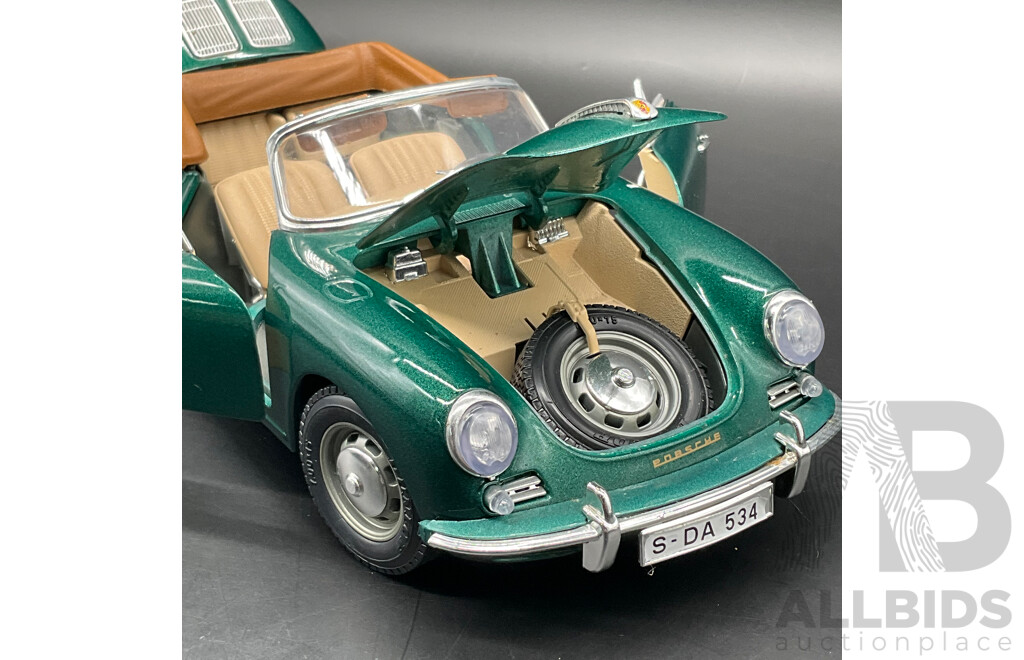 BURAGO Porsche 356B Cabriolet (1961) 1:18 Scale Model Car 3051