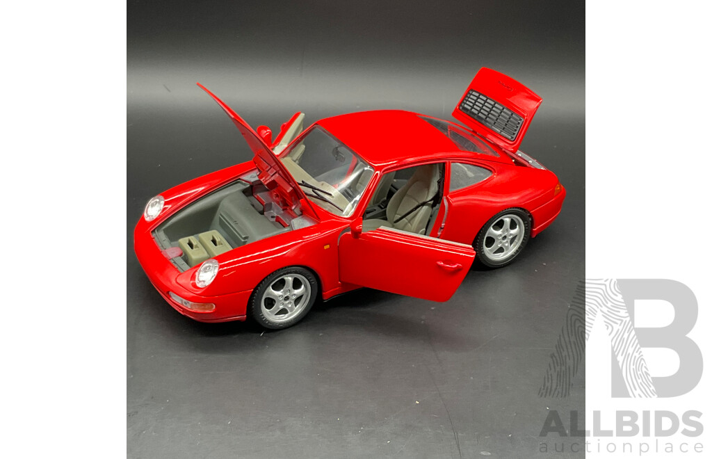 BURAGO Porsche Carrera (1993) 1:18 Scale Model Car 3050
