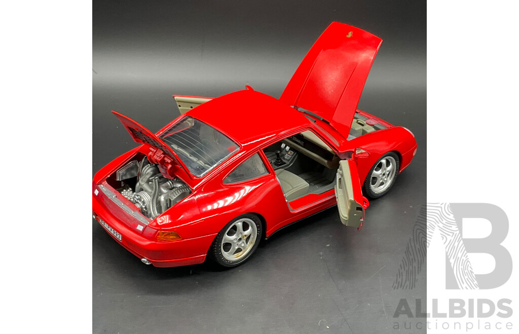 BURAGO Porsche Carrera (1993) 1:18 Scale Model Car 3050