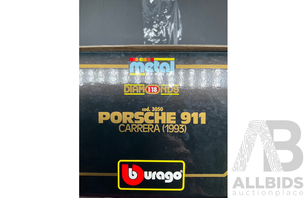 BURAGO Porsche Carrera (1993) 1:18 Scale Model Car 3050