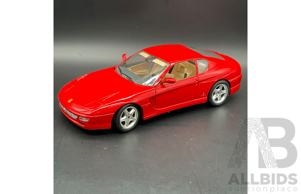 BURAGO Ferrari 456 GT (1992) 1:18 Scale Model Car 3036