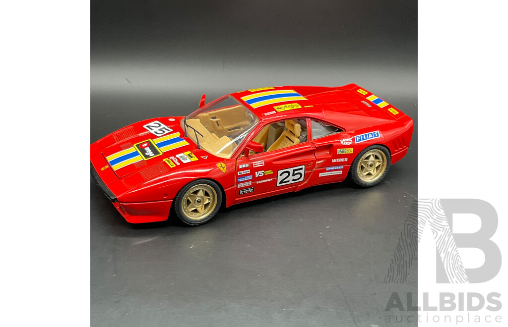 BURAGO Ferrari GTO Rally (1986) 1:18 Scale Model Car 3057
