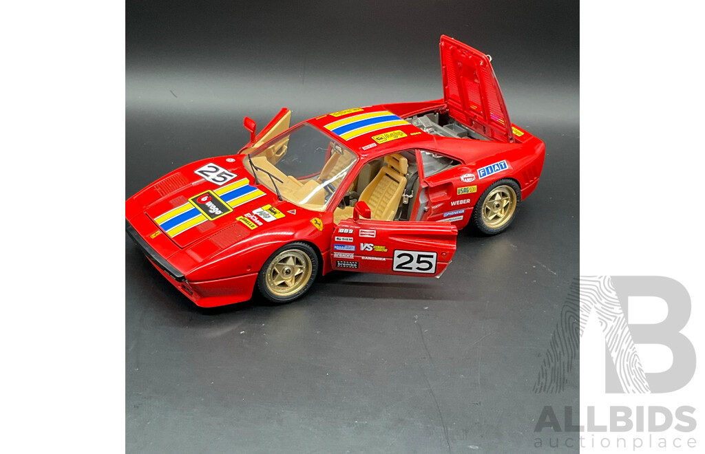 BURAGO Ferrari GTO Rally (1986) 1:18 Scale Model Car 3057