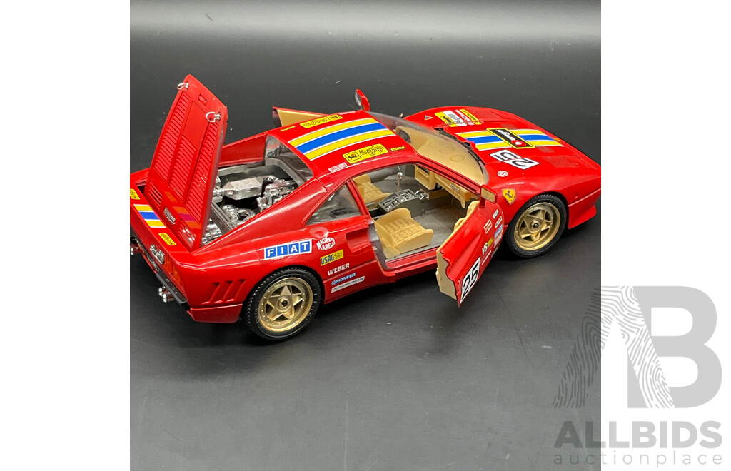 BURAGO Ferrari GTO Rally (1986) 1:18 Scale Model Car 3057