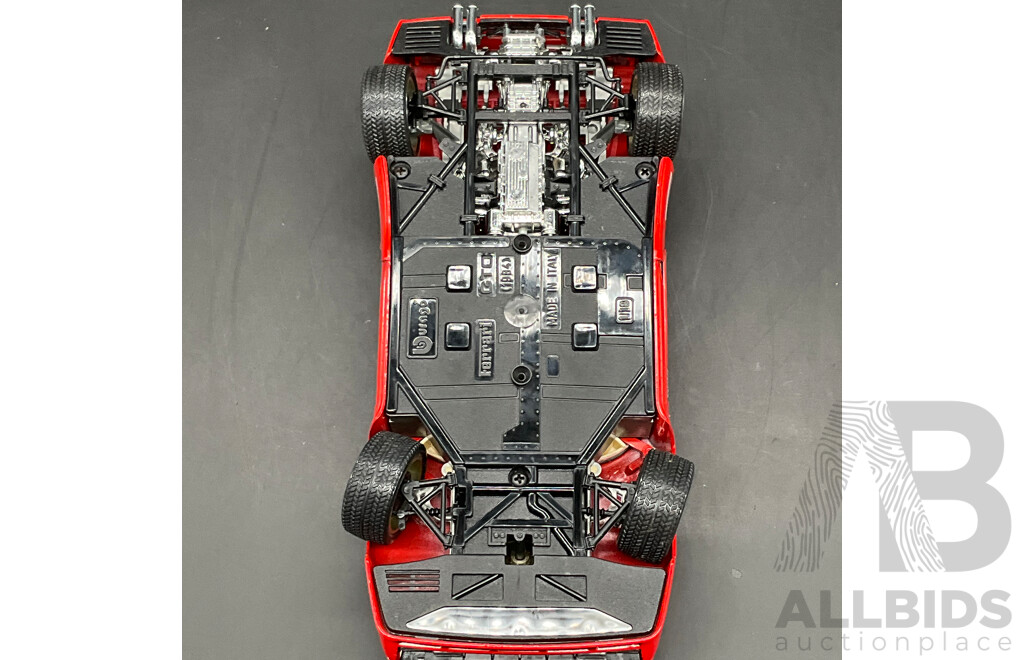 BURAGO Ferrari GTO Rally (1986) 1:18 Scale Model Car 3057