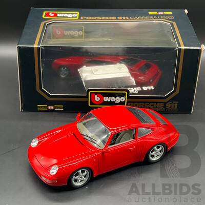 BURAGO Porsche Carrera (1993) 1:18 Scale Model Car 3050