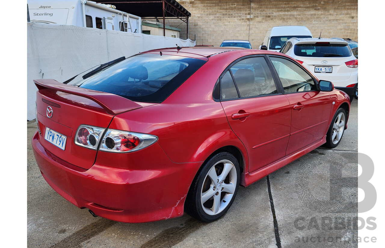 05/2005 Mazda Mazda6 Luxury Sports GG 5d Hatchback Red 2.3L