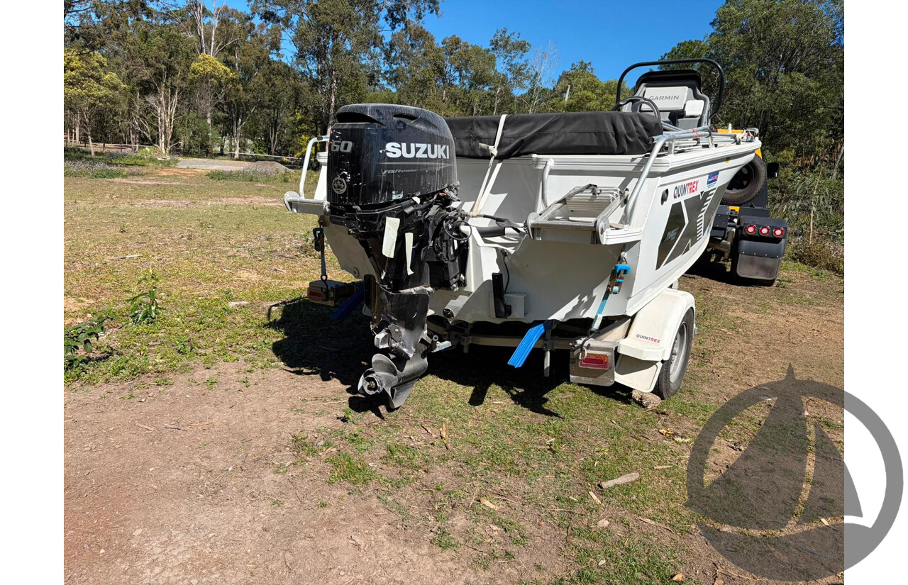 NO RESERVE INSURANCE - 2024 Quintrex 430 Topender, 60HP Suzuki 4 Stroke