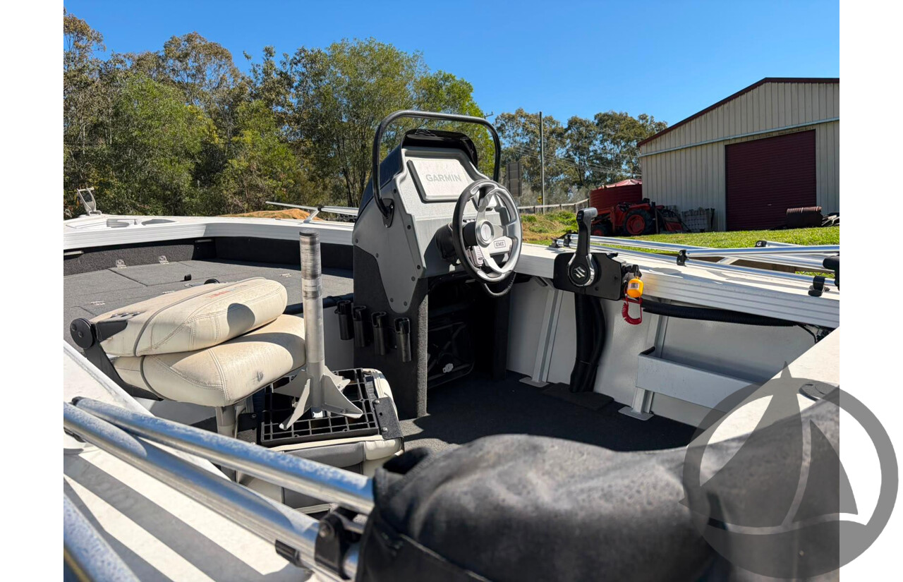 NO RESERVE INSURANCE - 2024 Quintrex 430 Topender, 60HP Suzuki 4 Stroke