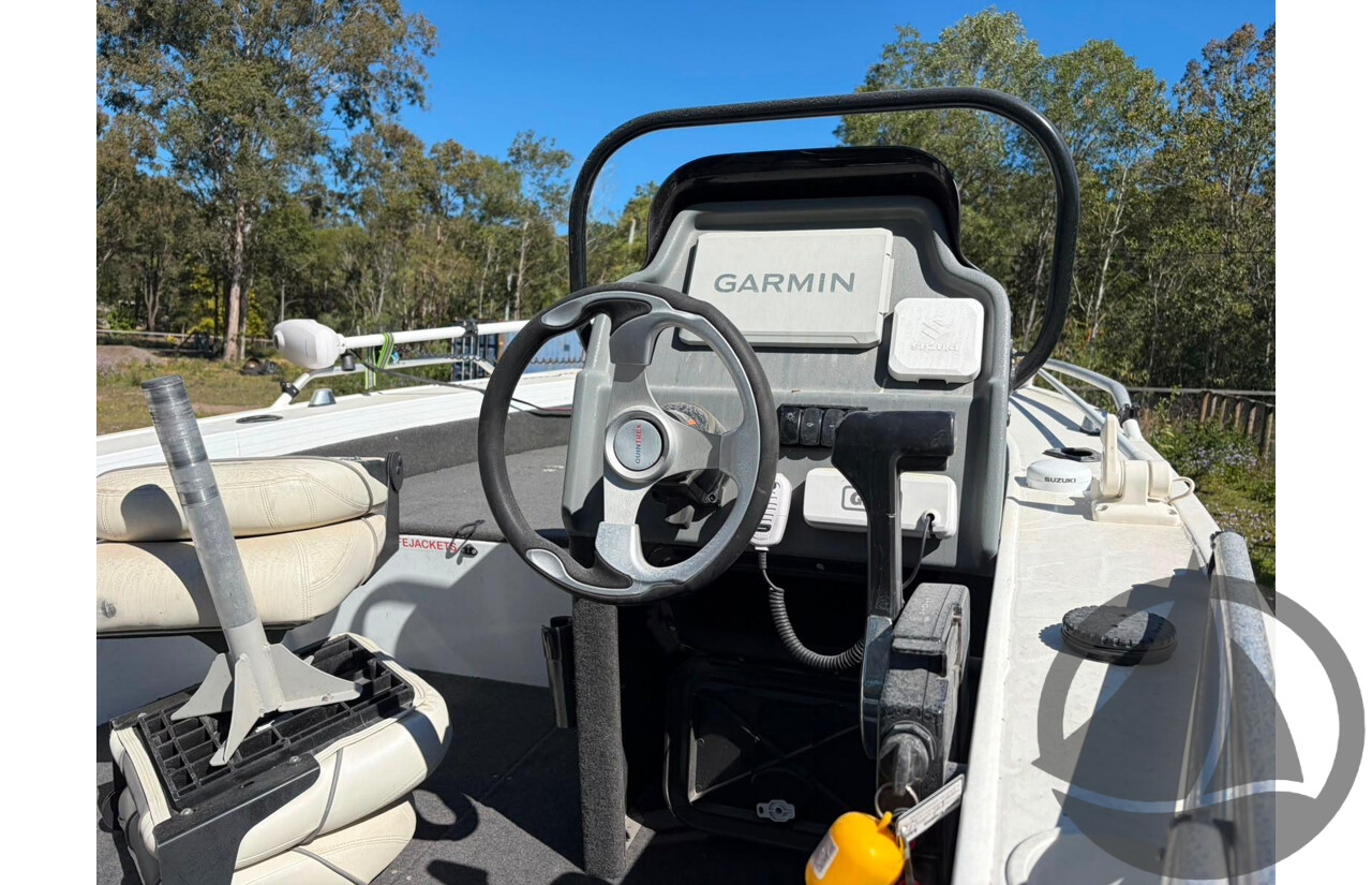 NO RESERVE INSURANCE - 2024 Quintrex 430 Topender, 60HP Suzuki 4 Stroke