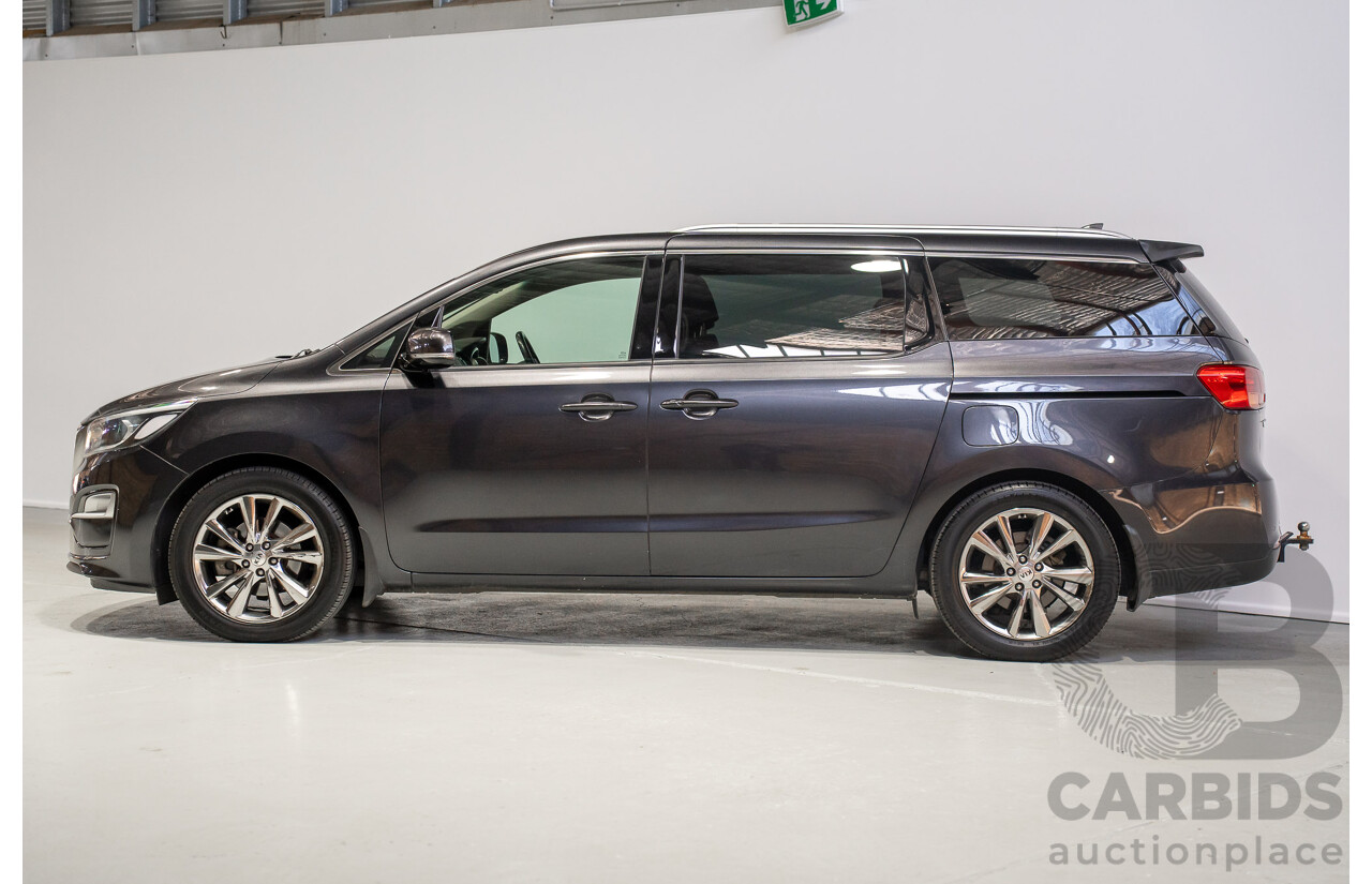 04/2018 Kia Carnival SLi YP PE MY19 4D Wagon Aurora Black Pearl 3.3L