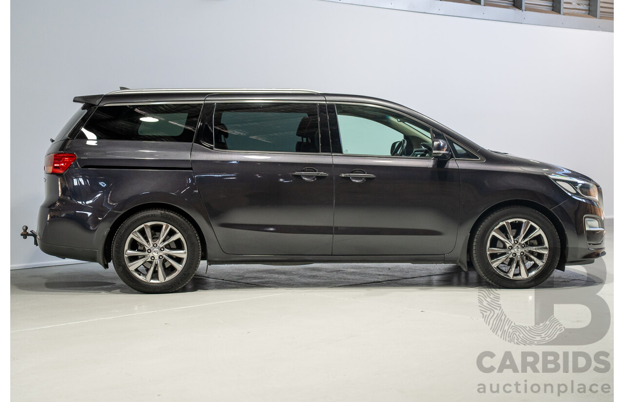 04/2018 Kia Carnival SLi YP PE MY19 4D Wagon Aurora Black Pearl 3.3L