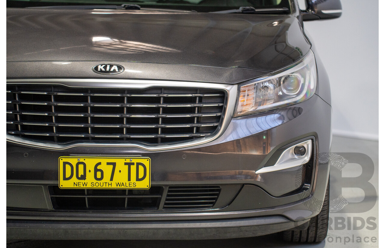 04/2018 Kia Carnival SLi YP PE MY19 4D Wagon Aurora Black Pearl 3.3L