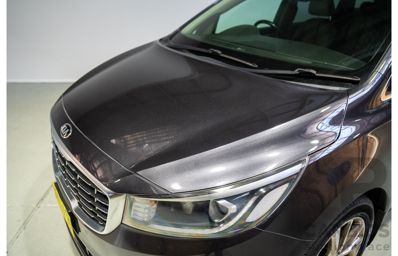 04/2018 Kia Carnival SLi YP PE MY19 4D Wagon Aurora Black Pearl 3.3L