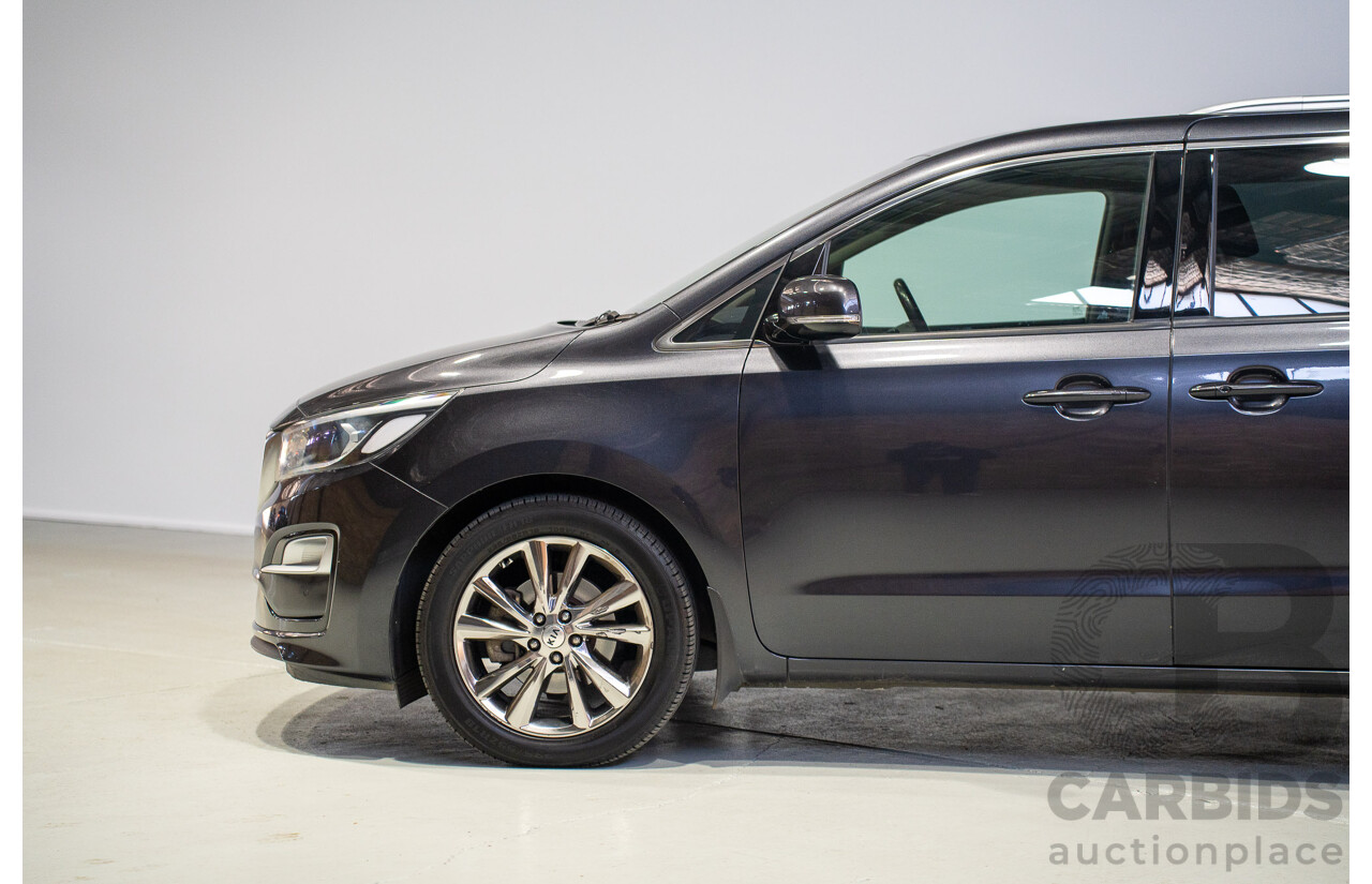 04/2018 Kia Carnival SLi YP PE MY19 4D Wagon Aurora Black Pearl 3.3L